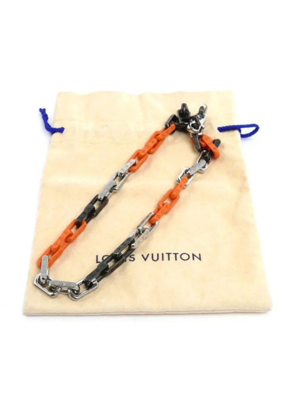 Louis Vuitton Metal Collier Chain Necklace 53